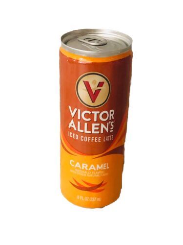Victor Allen’s Iced Coffee Late Caramel Flavored 8 Fl Oz Can - $11.76