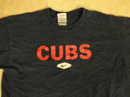 Nike Chicago Cubs Mlb Blue Heavy T Shirt Adult Xl Nice Free Us Shipping - £13.62 GBP