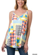 Zenana Small  Breezy Stretch Jersey Reversible Spaghetti  Strap Tank Cami Top - $11.87