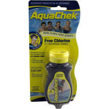 Aquachek Yellow Chlorine Test Strips Model #1242 50 Strips for Swimming ... - $12.86