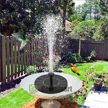 Solar Panel Fountain Pump Bird Bath Drinking Fountain Pump Water Pump Fo... - £31.96 GBP