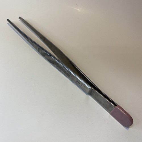 Herwig German Stainless Steel 7&quot; Long 1X2 Teeth Fine Adson Tissue Forceps - $9.89