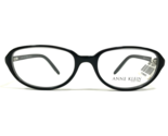 Anne Klein Eyeglasses Frames AK8041 129 Black White Oval Cat Eye 49-16-135 - $51.21