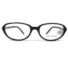 Anne Klein Eyeglasses Frames AK8041 129 Black White Oval Cat Eye 49-16-135 - £40.01 GBP