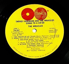 Smokey Robinson &amp; The Miracles Going To A Go-Go Tamla 267 Vintage LP 196... - $5.00