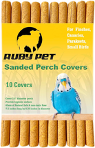 Sanded Perch Covers for Parakeets, Lovebirds, Finches, Canaries, Small B... - $13.96