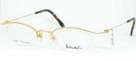 Vintage Brendel 8542 St 5 Gold Eyeglasses Glasses Frame Titan 48-21-130 Germany - £93.42 GBP