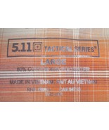 5.11 (TM) brand orange, plaid short sleeve &quot;tactical&quot; men&#39;s shirt size m... - $661.36 MXN