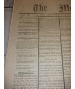 Pres. James Garfield Death - Dover, NH Morning Star, September 28, 1881 - £23.40 GBP