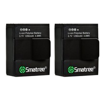 Smatree Battery for Gorpo Hero 3/Hero3+ Camera, 1290mAh, Long Battery Life, 2 Pa - £24.63 GBP