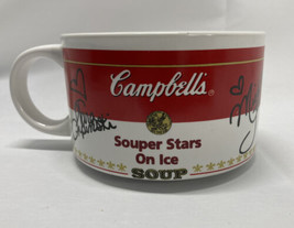 Campbell’s Soup Mug Bowl Olympic Souper Stars on Ice~ Kwan Bobek Lipinkski 1998 - $9.99