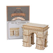 Classical 3D Wooden Arc De Triomphe - £32.69 GBP