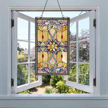 Fine Art Lighting Stained Glass Window Panel Hanging Decoration Hanging - £140.80 GBP