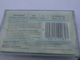 1 x vintage maxell UR 90 minutes Type I (Normal) cassette - $7.00