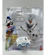 Hot Wheels Disney 100 Years Frozen Olaf  Character Car 2023 COMBINE SHIP! - $9.82 CAD