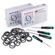 2400Pcs Universal Rubber O Ring Assortment Kit In 48 Sizes, Industrial Grade - £31.38 GBP