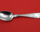 Number 2 by Whiting Sterling Silver Place Soup Spoon brite-cut flowers 6... - $88.11