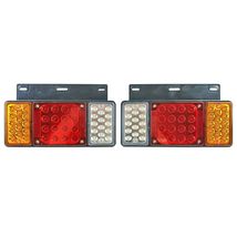 1 Pair Left Right 24V LED Rear Tail Light For Isuzu Elf Truck Npr Nkr Nh... - £103.03 GBP