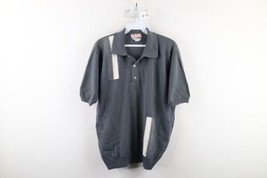 Vtg 50s Rockabilly Mens L Ban Lon Knit Color Block Collared Pullover Polo USA - £92.75 GBP