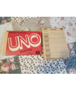 Vintage UNO Score Pad: Double Score Cards (Front/Back) 1978 - €6,72 EUR