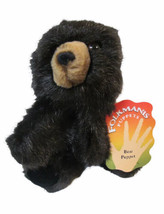 Folkmanis BABY BLACK BEAR Hand Puppet with original tags Wildlife Forrest Animal - $19.00