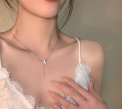  high-grade design sense small niche light luxury clavicle chain choker - £15.53 GBP