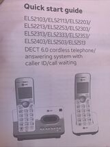 AT&amp;T Cordless Phone System #EL52303 - 2Handsets W/Answering Machine,Work... - $33.32