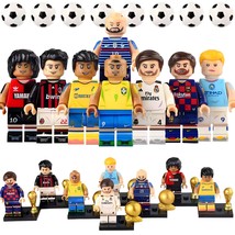 Football Soccer Haaland Ronaldo Messi Sergio Ramos Kaka 8pcs Minifigures... - $19.79