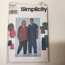 Simplicity 8357 Size S-XL Women&#39;s Men&#39;s Jacket Top Pants Shorts Scrubs - £10.09 GBP