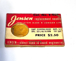 JENSEN Hi-Fi Needle, Phonograph Needle, E-902 - $9.48