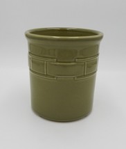 Longaberger Woven Traditions 2 Quart Utensil Crock Sage Green Made In US... - $28.99