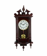 Bedford Clock Collection Classic 31 Inch Chiming Pendulum Wall Clock in ... - £113.79 GBP