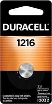 Duracell CR1216 3V Lithium Battery, 1 Count Pack, Lithium Coin Battery for Key F - £11.95 GBP