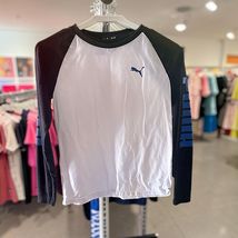 Puma Long Sleeve Raglan Graphic Tee Boys Size M EUC - $17.82