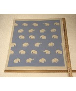 Weegoamigo Knitted Cotton Baby Blanket Cute Elephants - £25.85 GBP