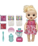 Baby Alive Doll - Magical Mixer Blonde Baby Doll Strawberry Shake - £80.28 GBP