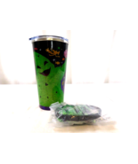 Disney Parks 2022  Oogie Boogie Stainless Steel Tumbler with Lanyard Holder - $952.79 MXN