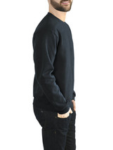 Fruit of the Loom Mens EverSoft Fleece Crew Sweatshirt Black Heather Size 4XL - £21.22 GBP