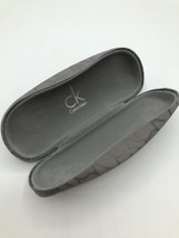 Gray Calvin Klein Hard Shell Glasses Case Clam Shell Clasp CK Logo - £7.85 GBP