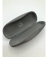 Gray Calvin Klein Hard Shell Glasses Case Clam Shell Clasp CK Logo - £7.85 GBP