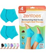 ZenToes Moisturizing Socks for Cracked Heel Treatment Vitamin E Olive Oi... - $30.77