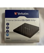 Verbatim External CD / DVD Writer - Compact &amp; Slimline - USB Powered  - $1,025.28 MXN