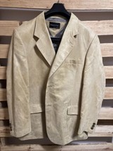 Pical Tan Suede Sport Coat Dress Suit Jacket Model 2402 Men&#39;s Size 44R  ... - £78.22 GBP