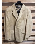 Pical Tan Suede Sport Coat Dress Suit Jacket Model 2402 Men&#39;s Size 44R  ... - £78.22 GBP