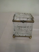 Antiques Castilian Glassware Box casket with Bronze Hardwear Spain - £116.19 GBP