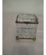 Antiques Castilian Glassware Box casket with Bronze Hardwear Spain - £114.30 GBP