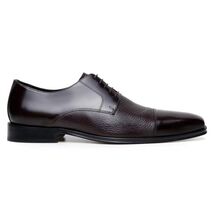 Belvedere Studio Men's Dress Shoes Alexander Deerskin Leather Brown image 2