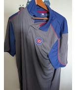 Authentic MLB Chicago Cubs TX3  Blue/Grey Polo Shirt Mens Size XL - $17.89