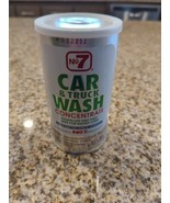 No. 7 Car &amp; Truck Wash Concentrate 8 Oz Rare New, Sealed Safe For Waxed ... - £27.68 GBP