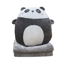 Panda Plush Pillow 16 Inch, Blanket In Cute Plush Pillow, Panda Stuffed Animal,  - £36.37 GBP